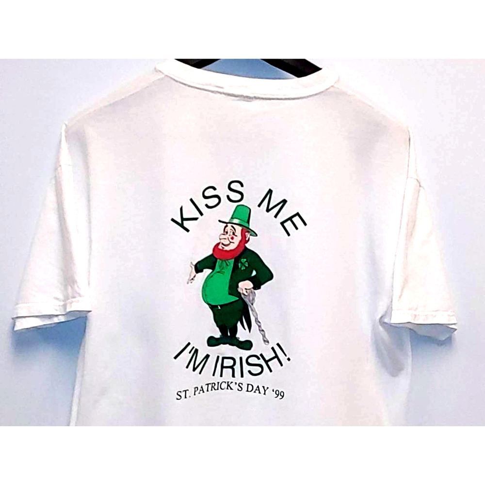 Large 1999 Grolsch Premium Lager St. Patricks Day Vintage T-Shirt